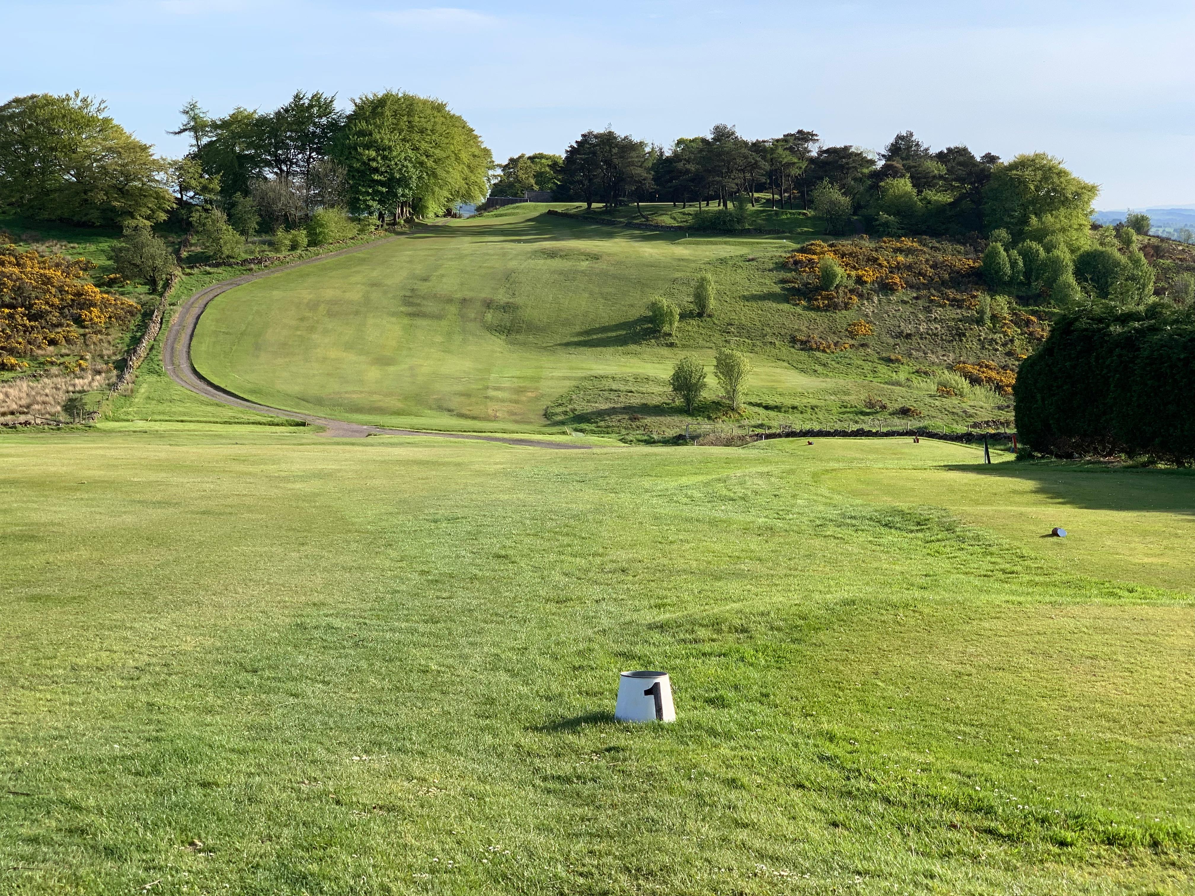 Hole 1 — view from the tee